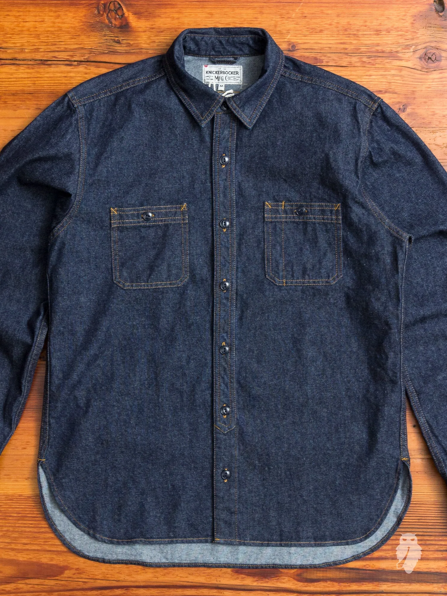 10oz Denim Work Shirt in Indigo