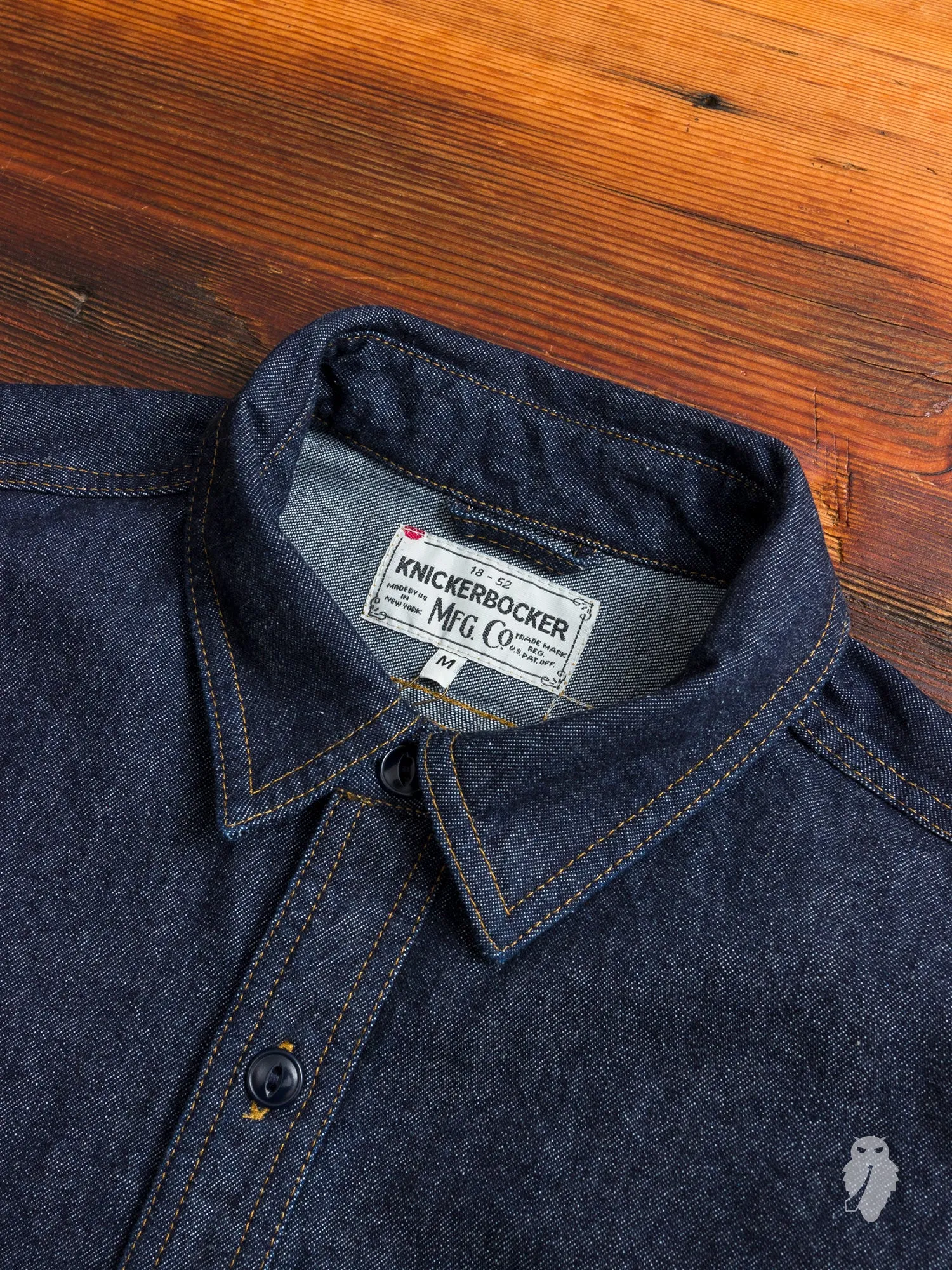 10oz Denim Work Shirt in Indigo