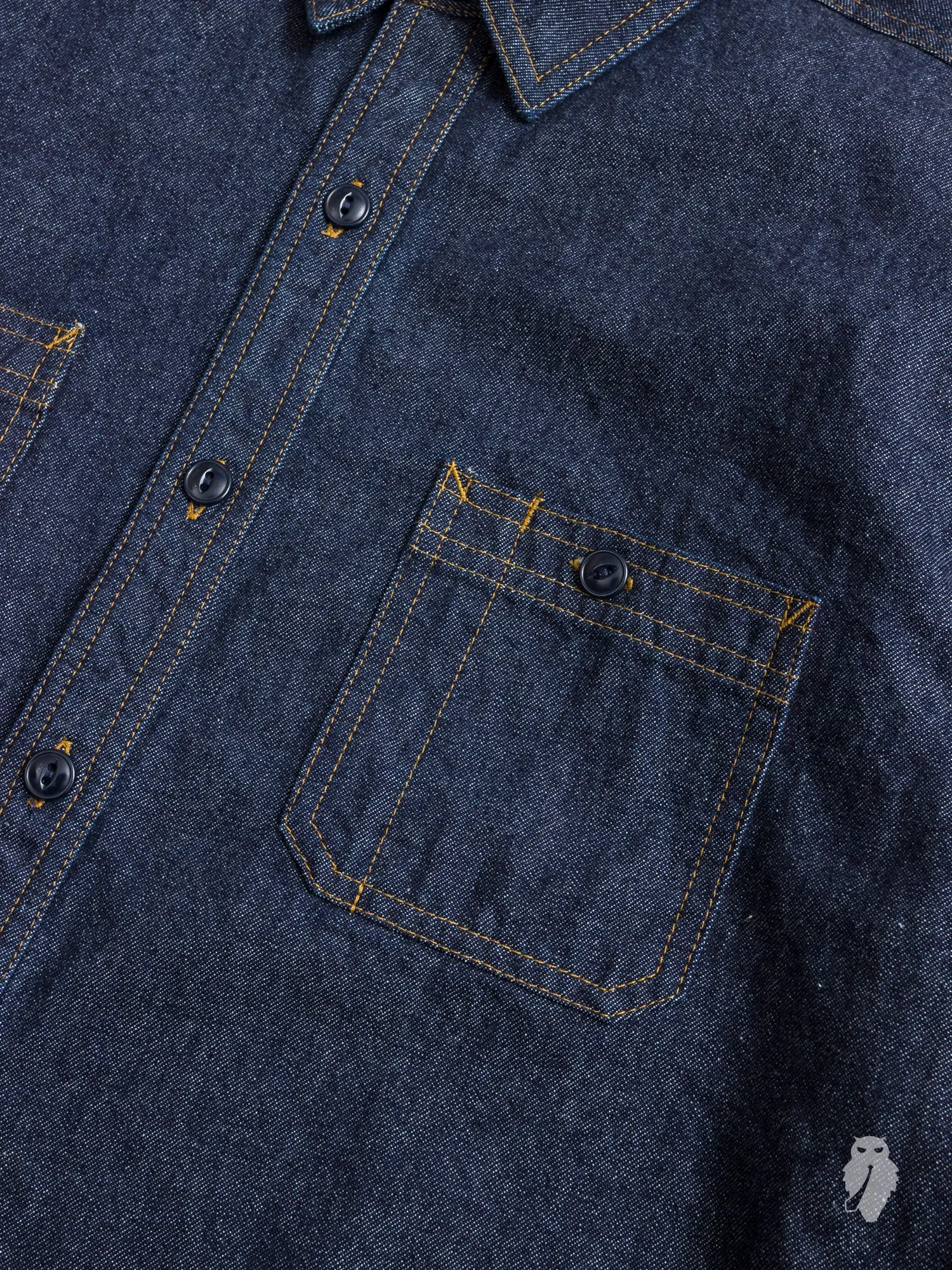 10oz Denim Work Shirt in Indigo