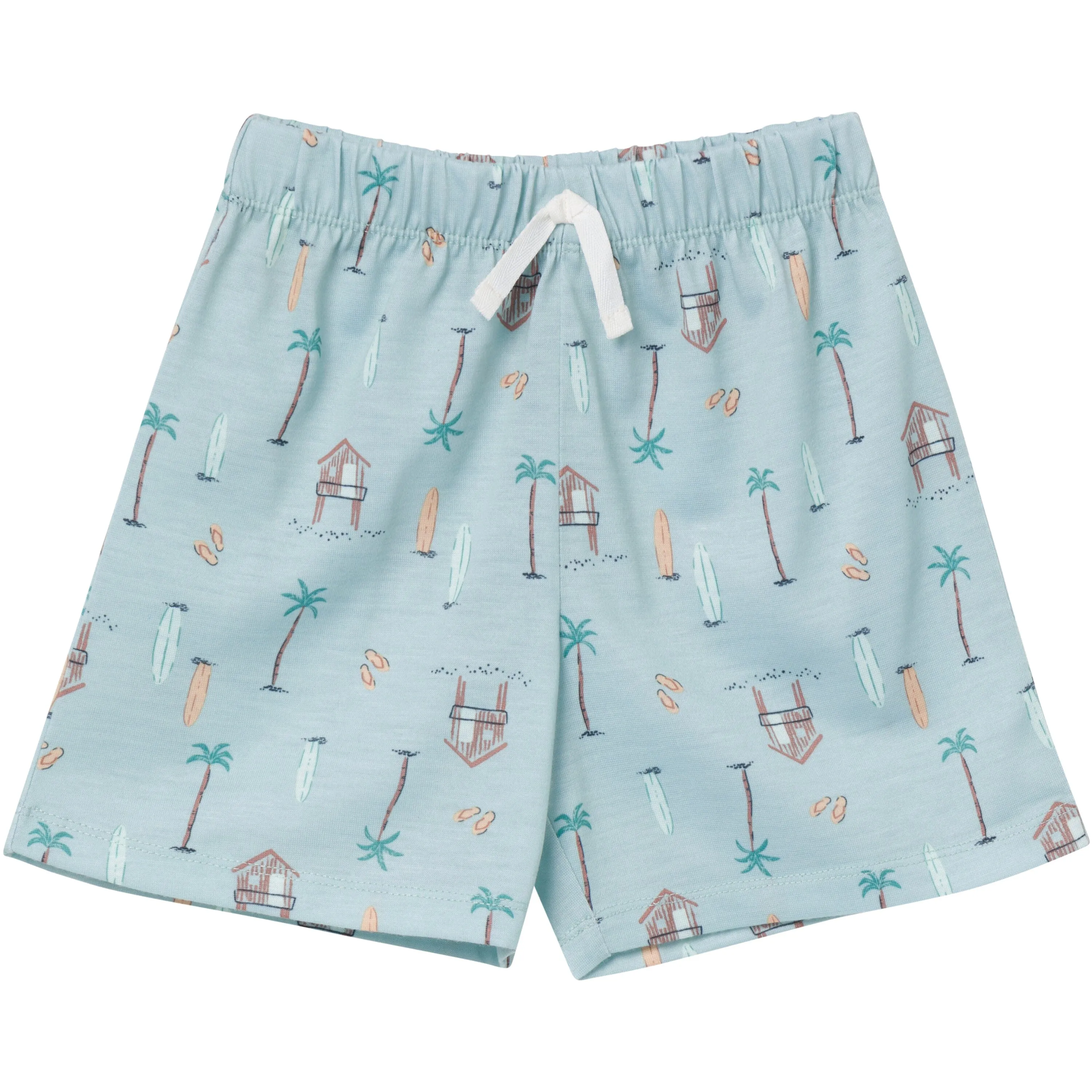 2-Piece Toddler Boys Sea Pajama Shorts Set