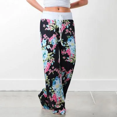 2021 Palazzo Female Sports Pants Wide Leg Pant High Waist Baggy Size 3 XL