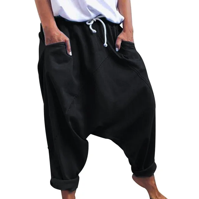 2021 Women's Drawstring Baggy Long Harem Pants Sizes S - 3XL