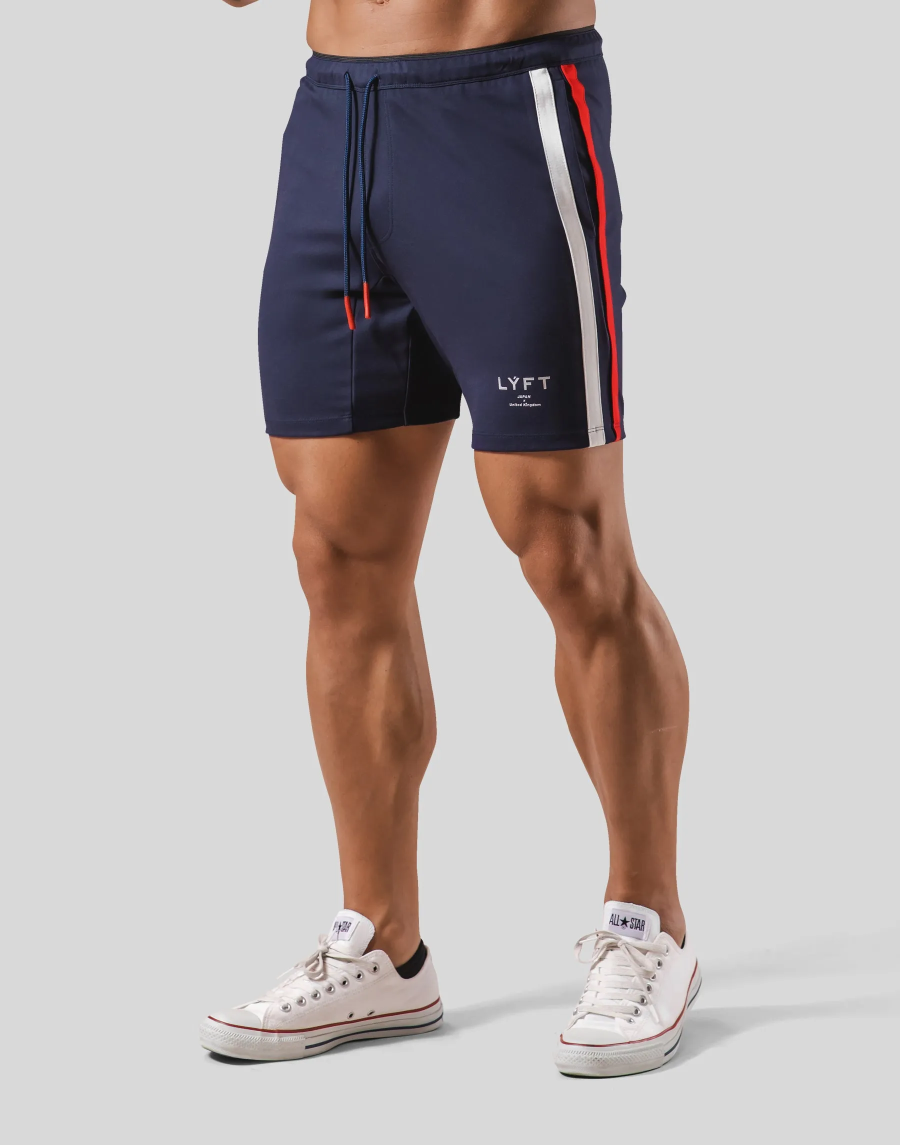 2Way Stretch 2 Line Shorts - Navy