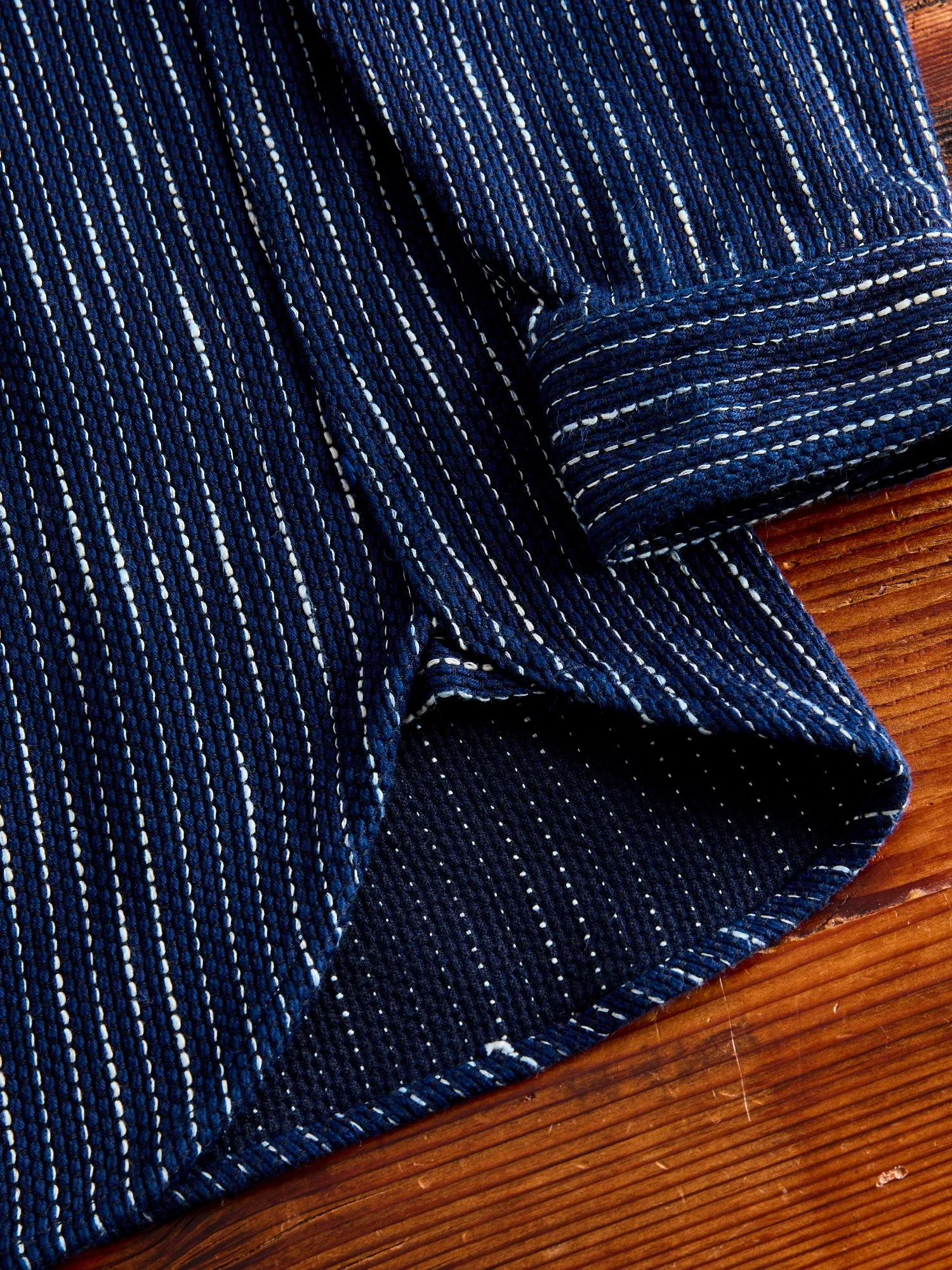 5709 "Rain Kasuri" Work Shirt in Indigo Sashiko