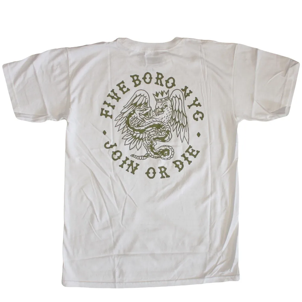 5boro No Mercy T-shirt White