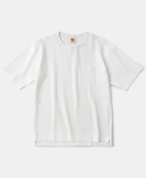 9.8 oz Cotton Classic Pocket T-Shirt - White