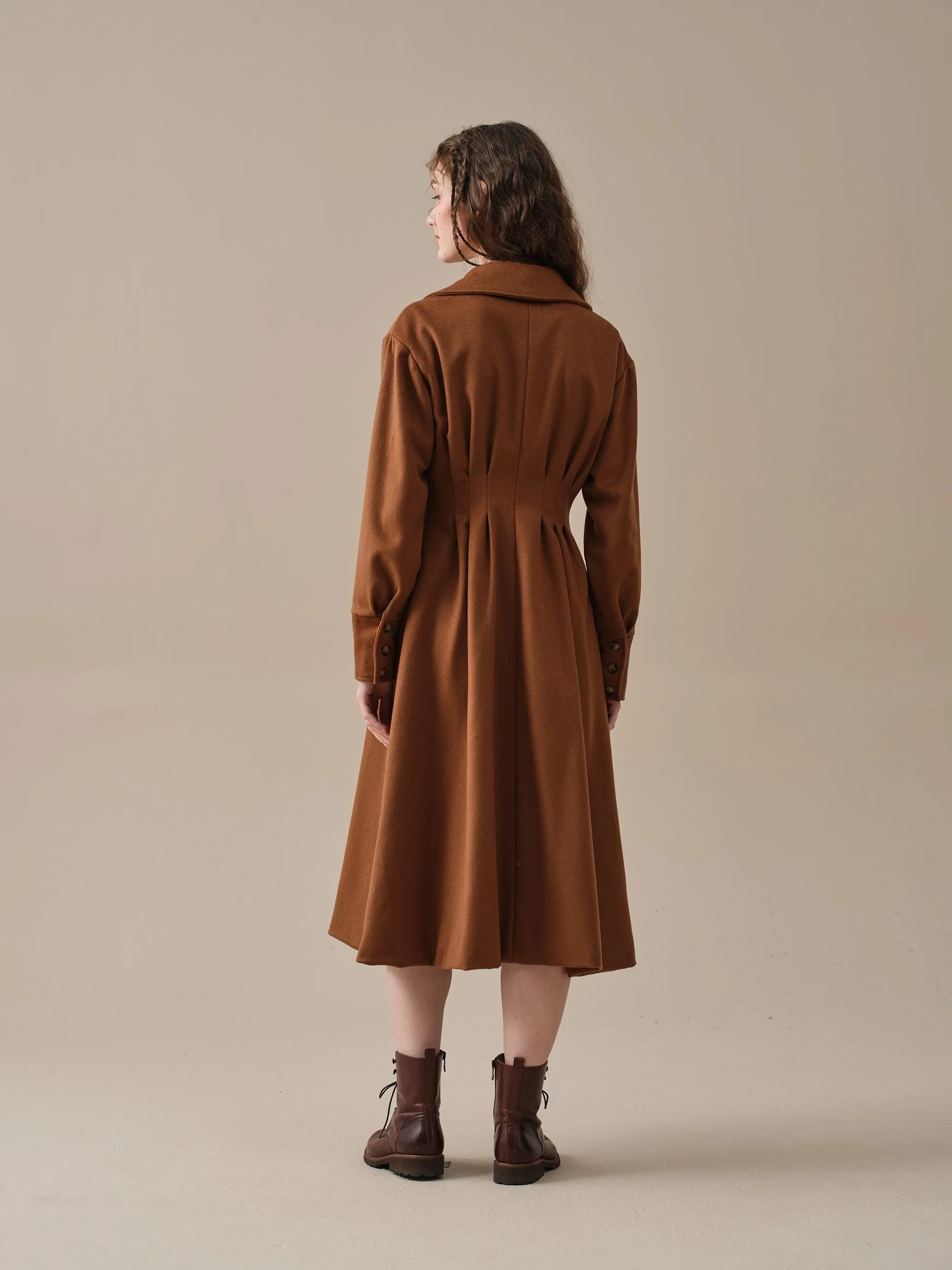 A ROMANCE 31 | DOUBLE BREASTED WOOL COAT