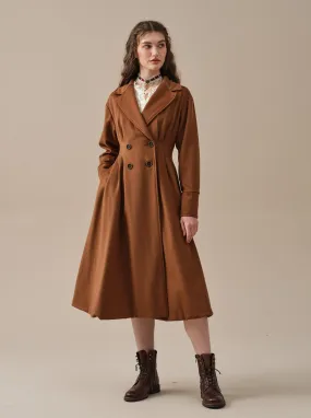 A ROMANCE 31 | DOUBLE BREASTED WOOL COAT