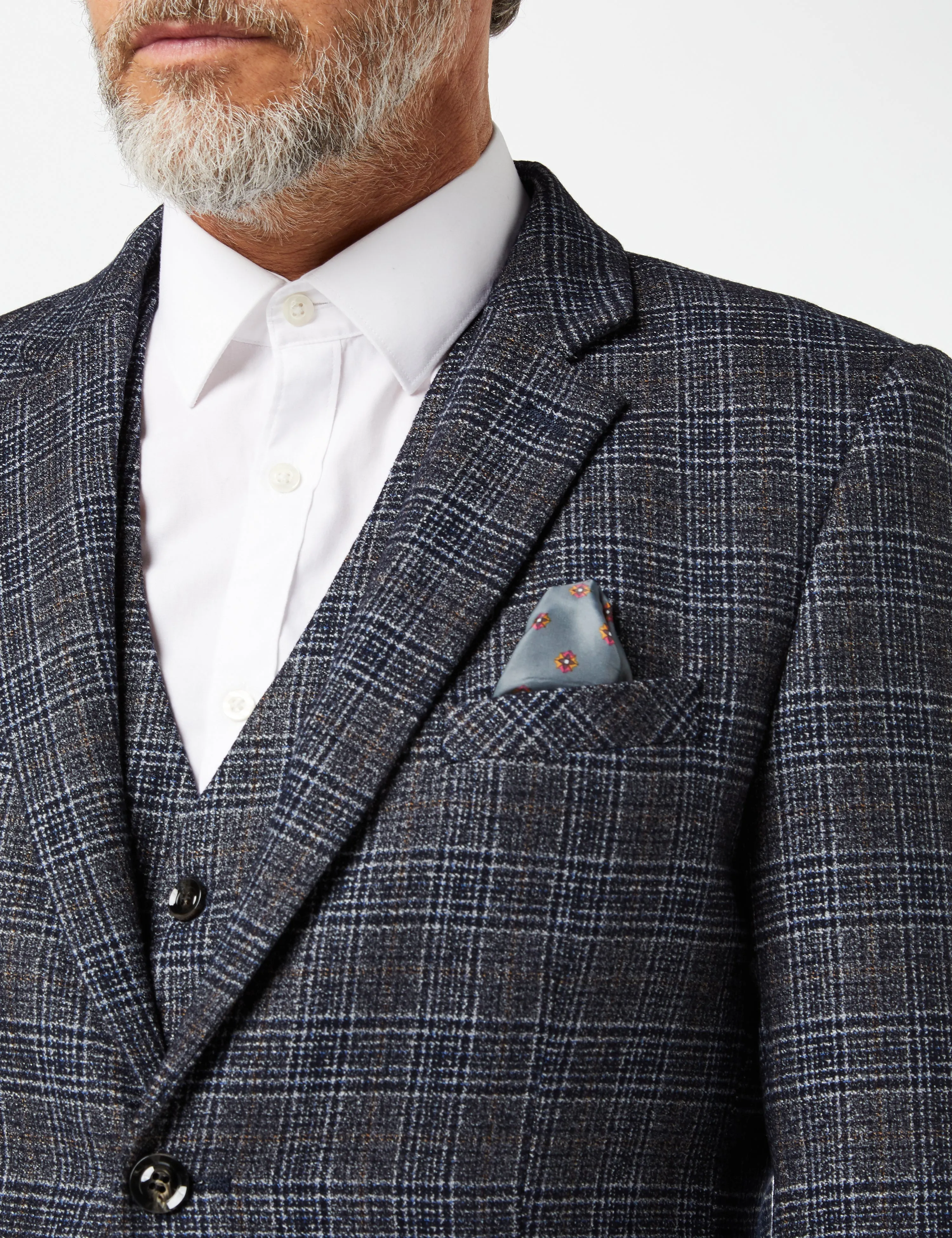 ABEL- GREY TWEED CHECK SUIT