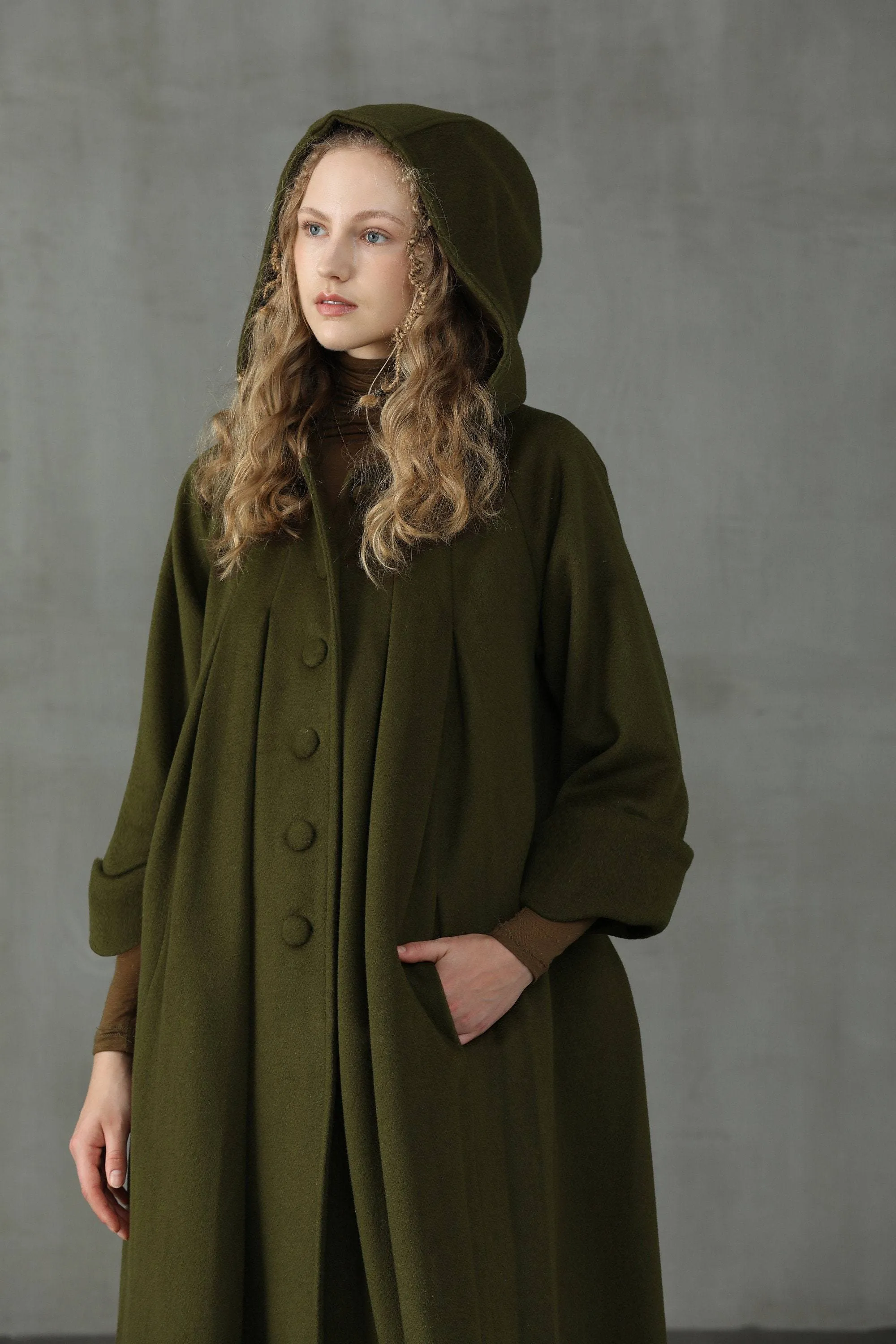 Academy 06 | hooded wool coat jacket