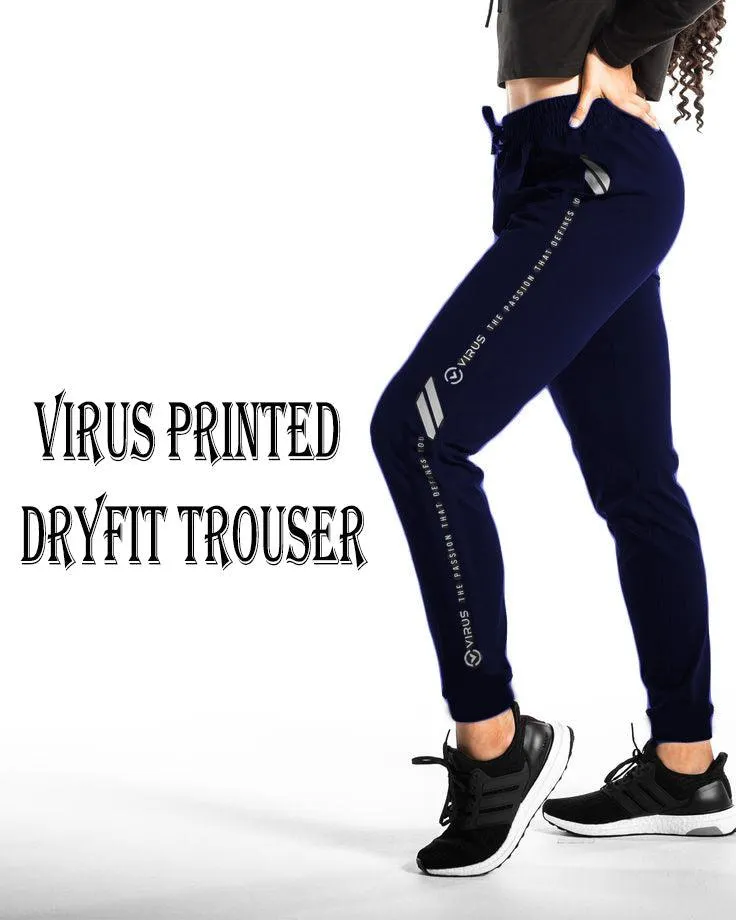 Active wear Trouser with Zipper Pocket Virus for female's