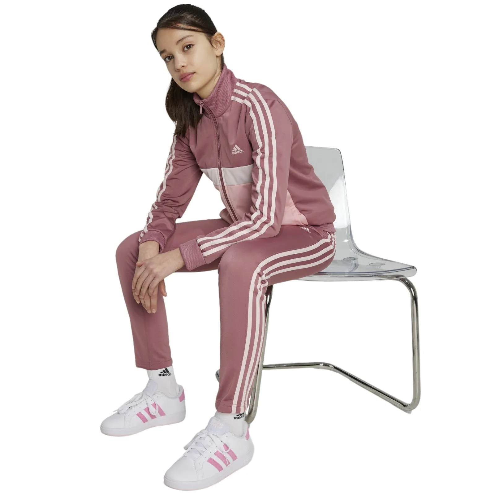 adidas 3-Stripes Tibeiro Kids Track Suit