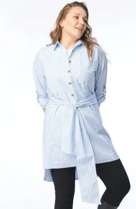 Alaia Shirt Dress // Striped