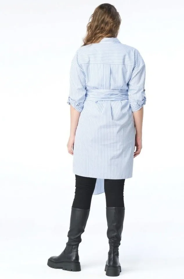 Alaia Shirt Dress // Striped