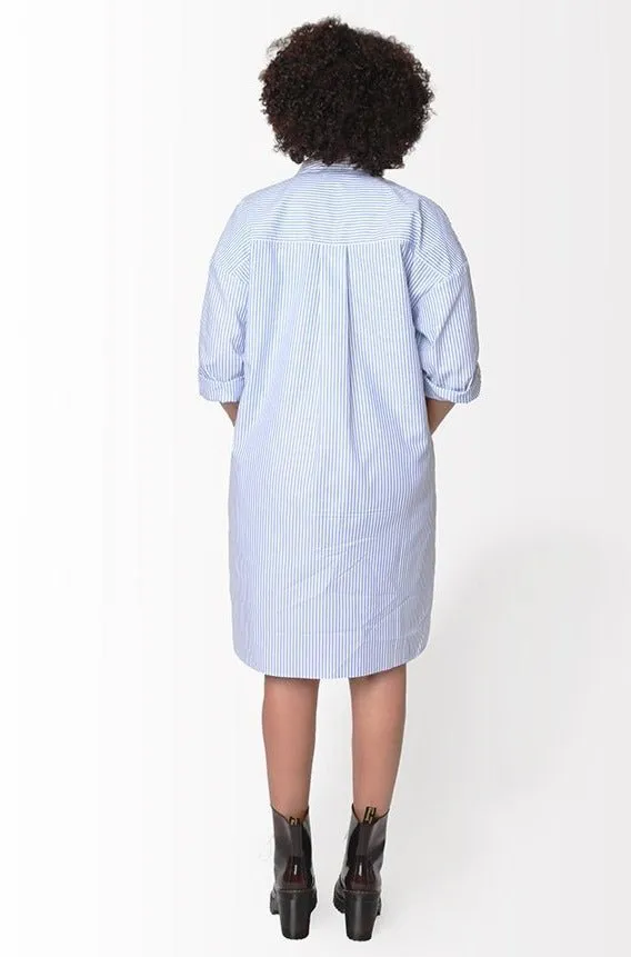 Alaia Shirt Dress // Striped