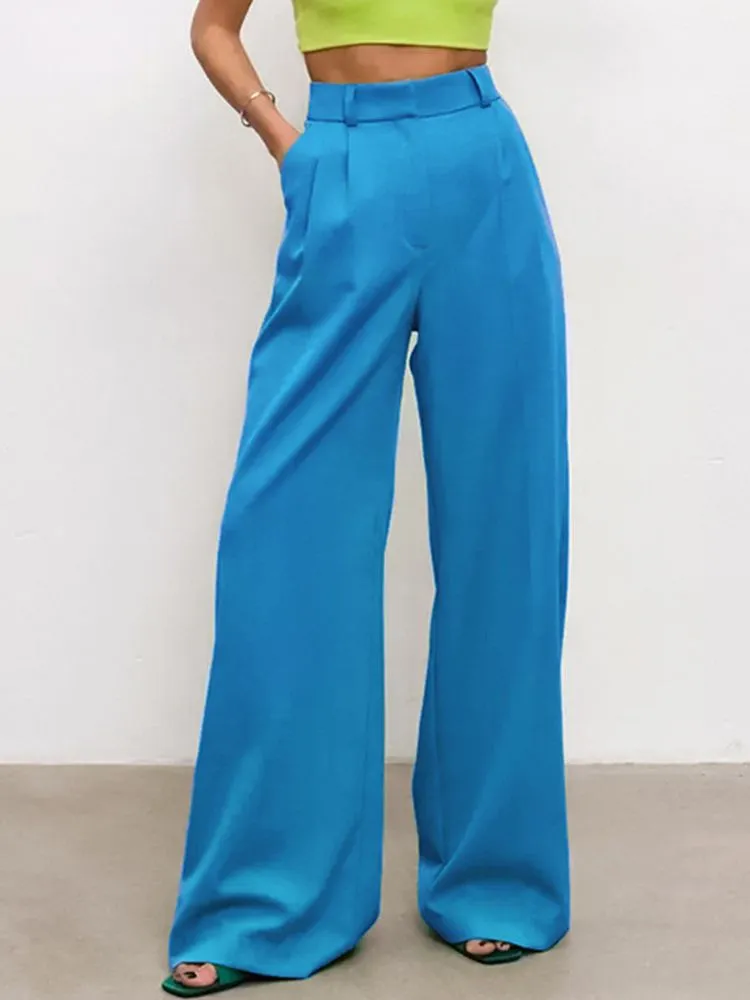 All-Match Pleated Casual Palazzo Pants