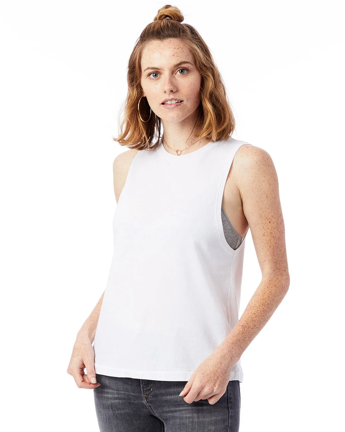 Alternative 1016CG Ladies' Heavy Wash Muscle Tank