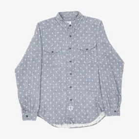 Anchor Print Work Shirt