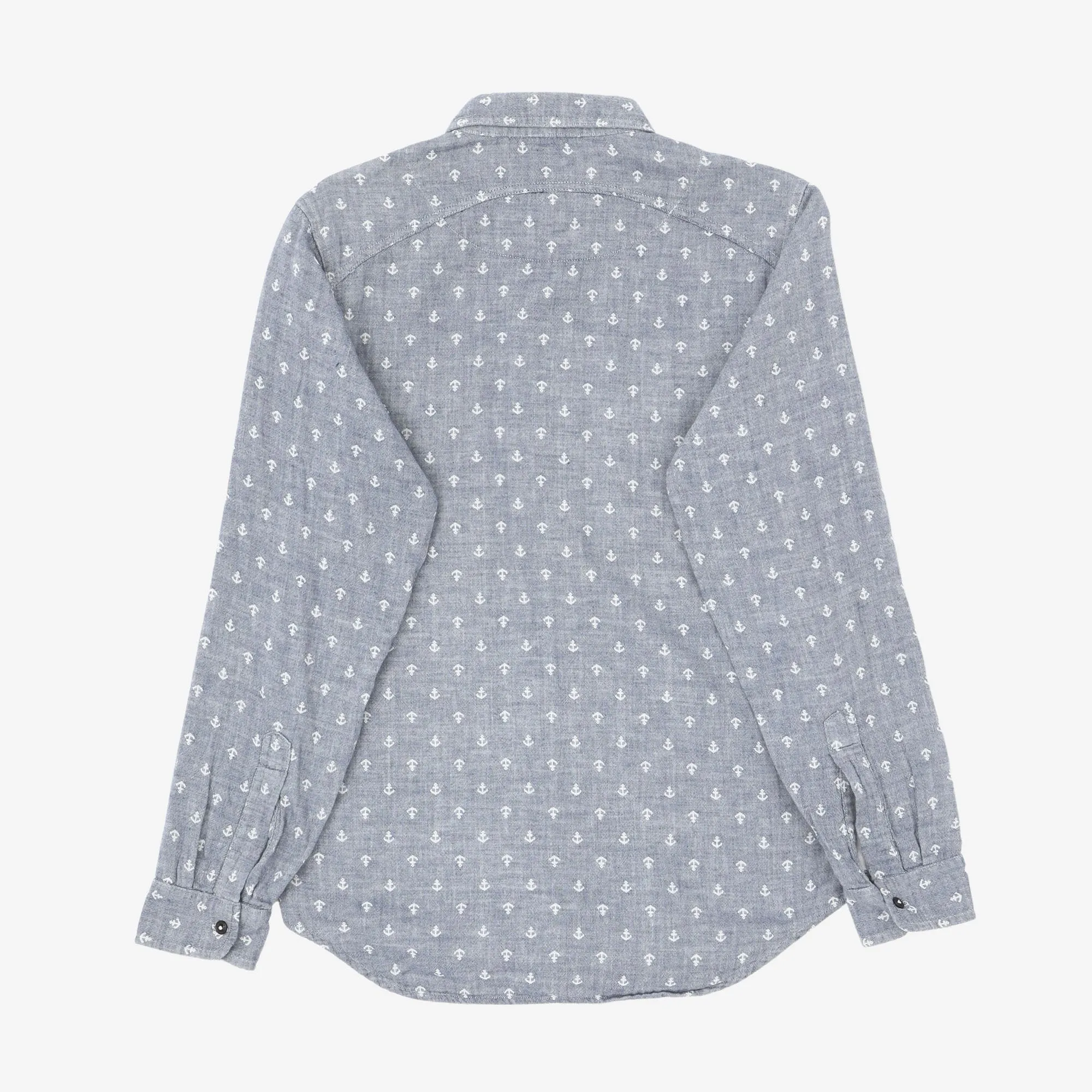 Anchor Print Work Shirt