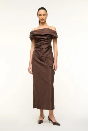 ANDREA DRESS | DARK CHOCOLATE