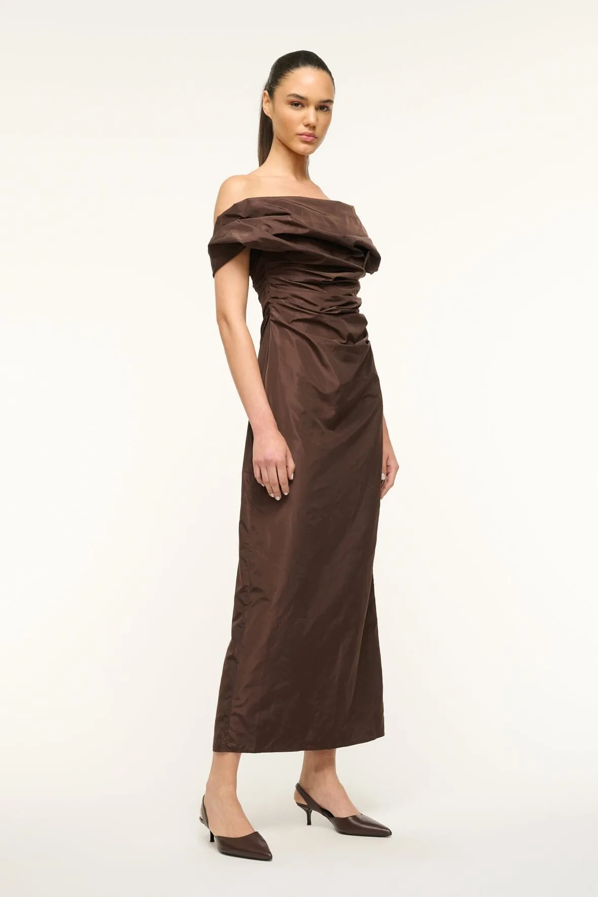 ANDREA DRESS | DARK CHOCOLATE