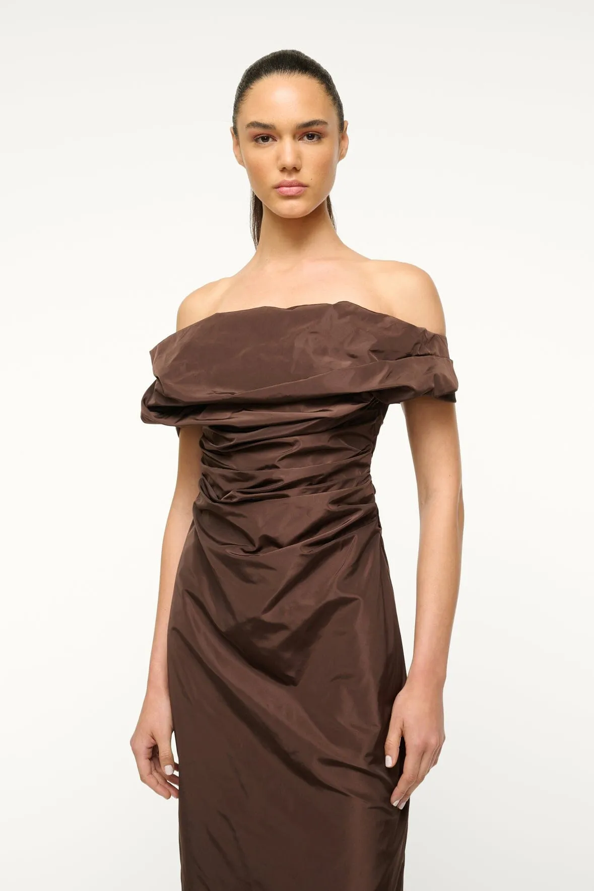 ANDREA DRESS | DARK CHOCOLATE