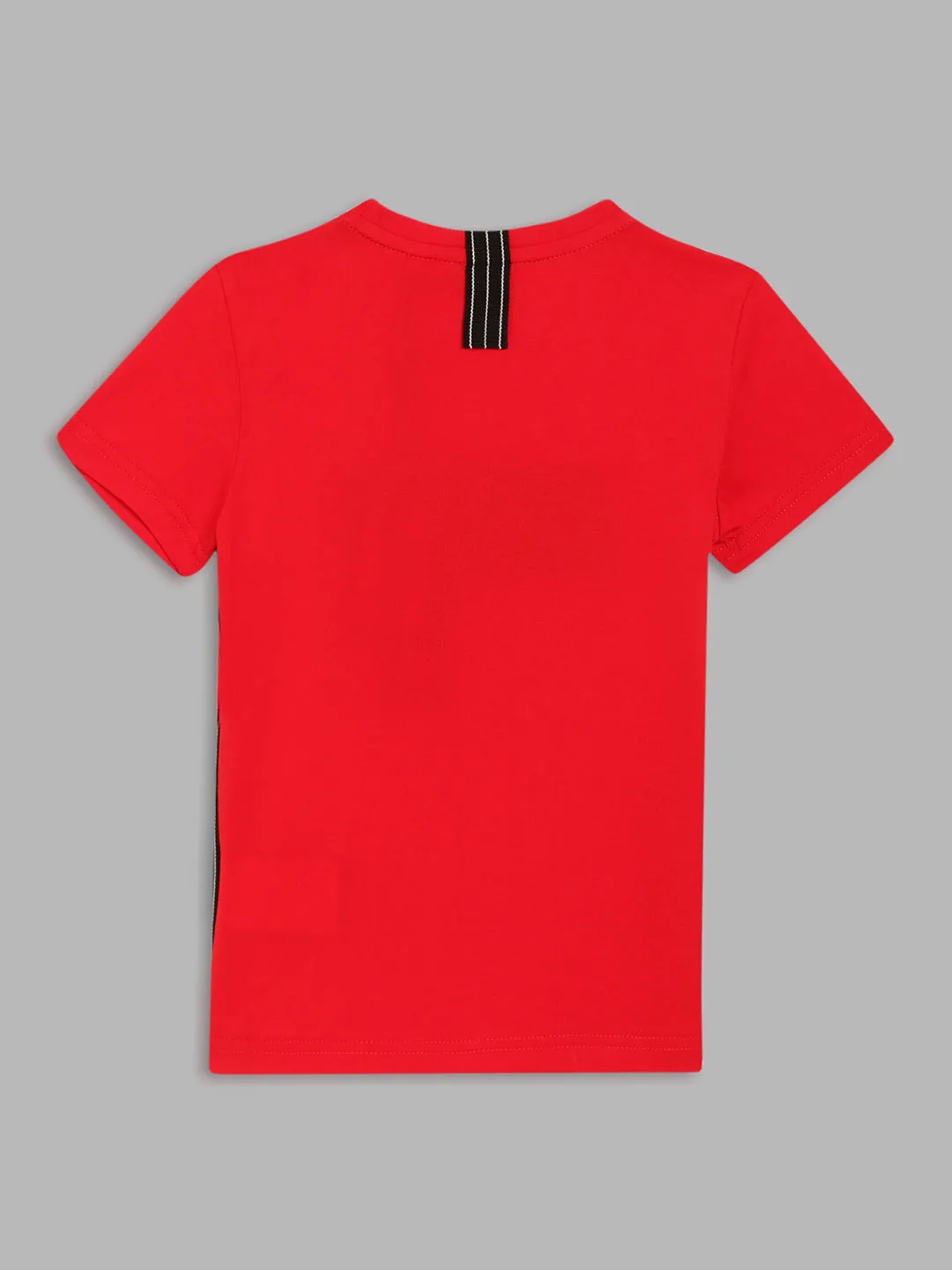 Antony Morato Kids Red Logo Regular Fit T-Shirt