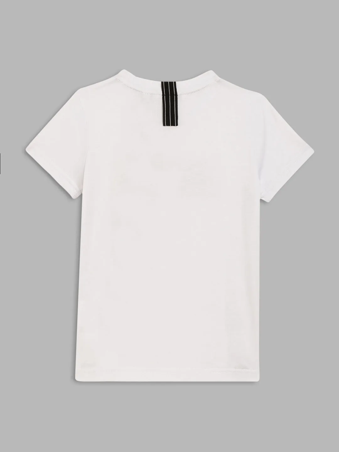 Antony Morato Kids White Logo Regular Fit T-Shirt