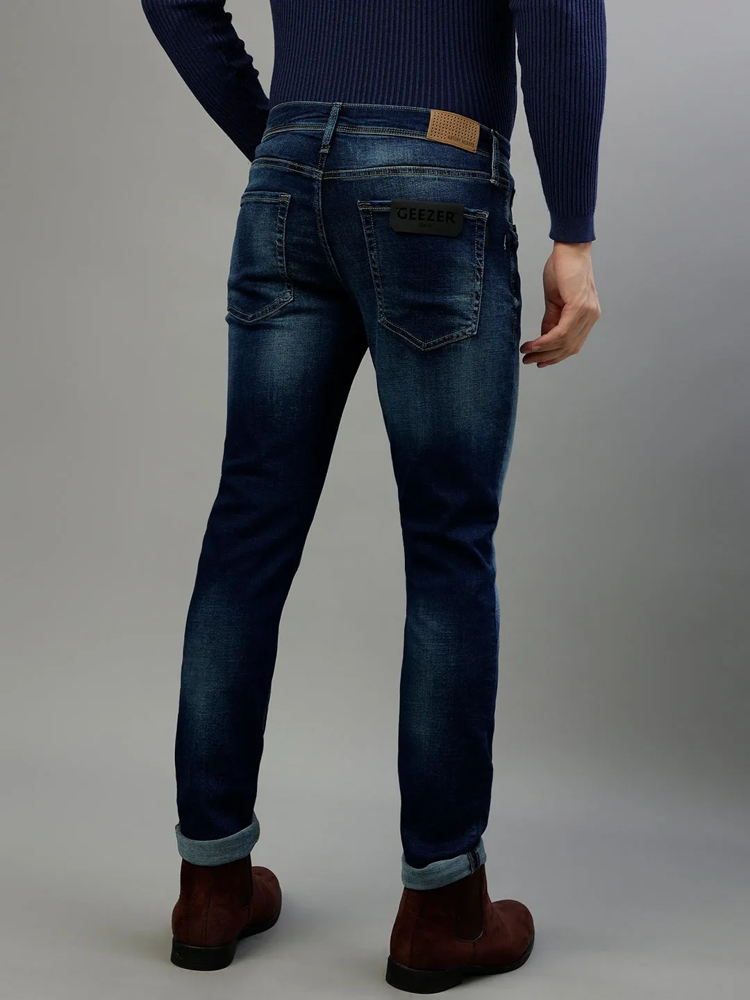 Antony Morato Men Solid Slim Fit Jeans