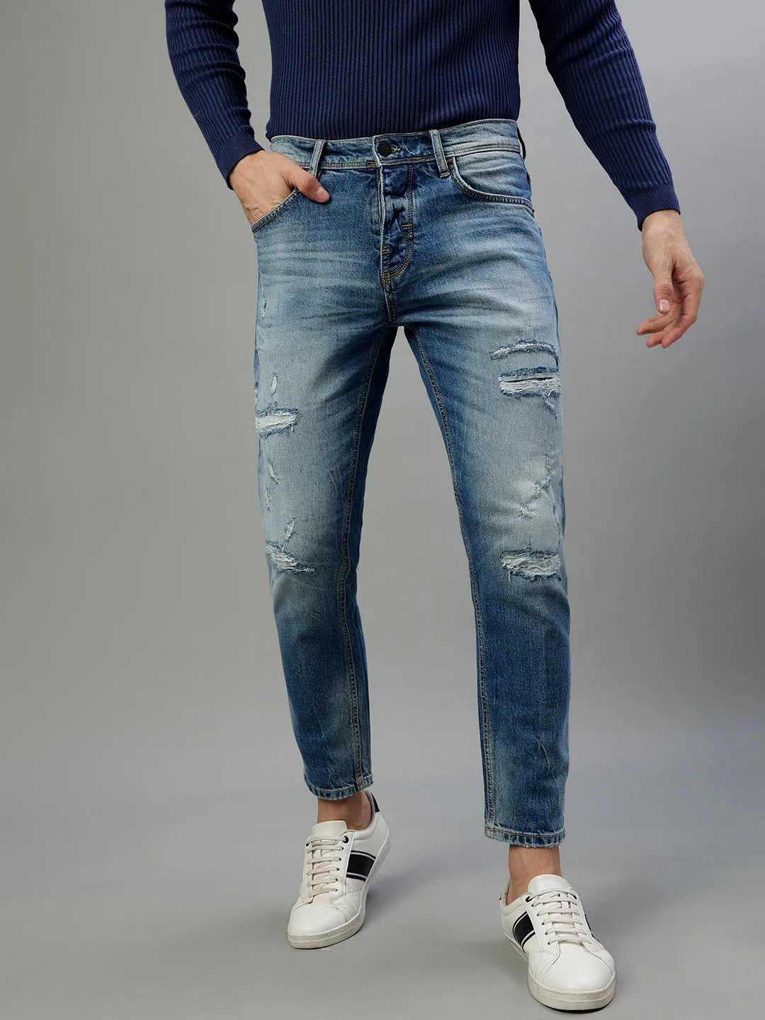 Antony Morato Men Solid Slim Fit Jeans