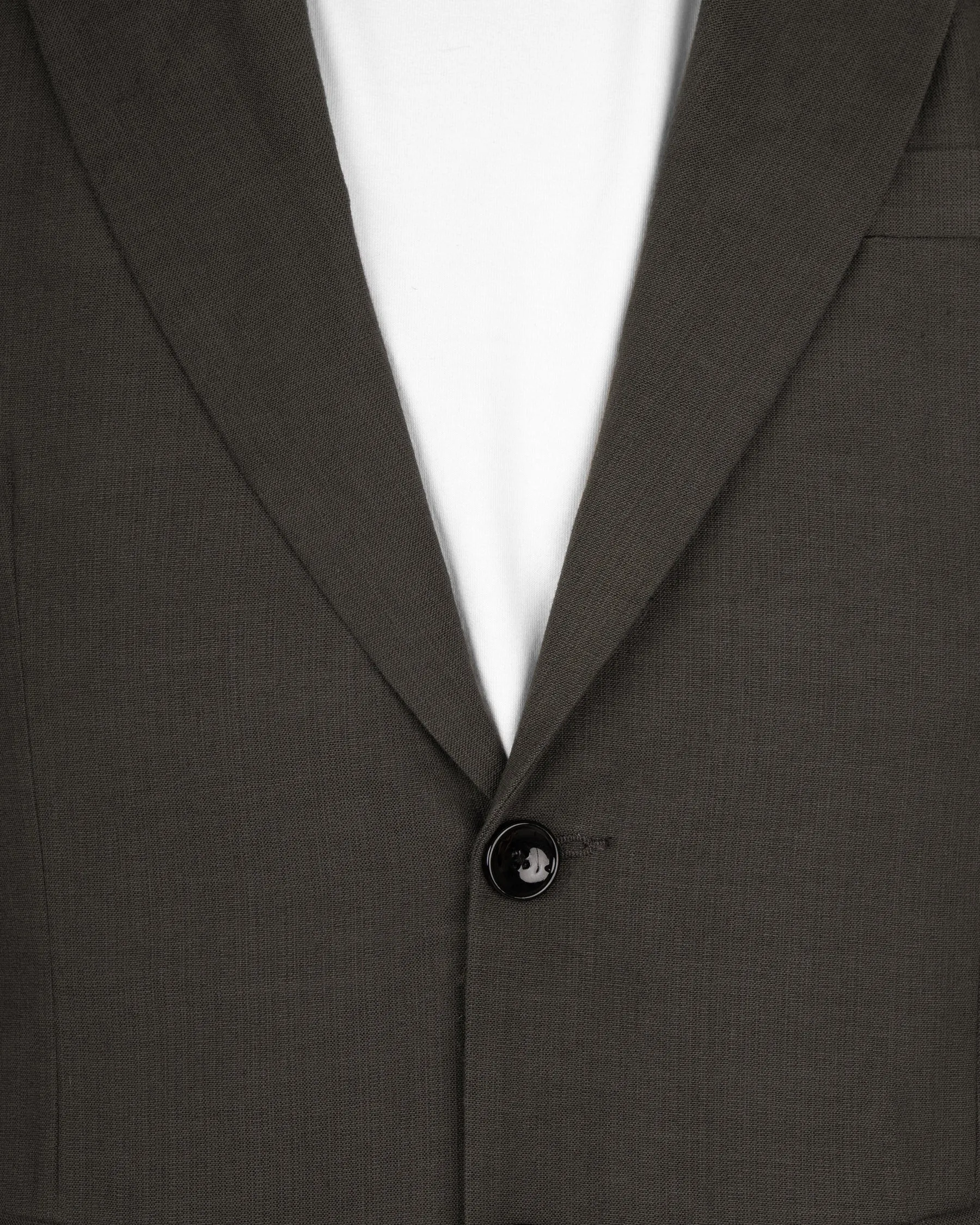 Armadillo Green Solid Premium Cotton Suit