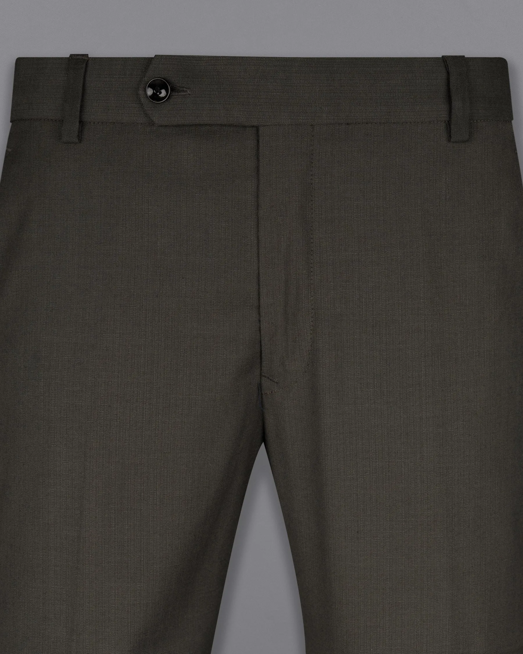 Armadillo Green Solid Premium Cotton Suit