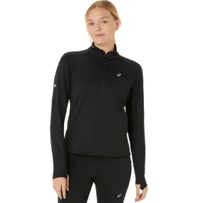 Asics Road Winter Womens 1/2 Zip Long Sleeved Mid Layer Top