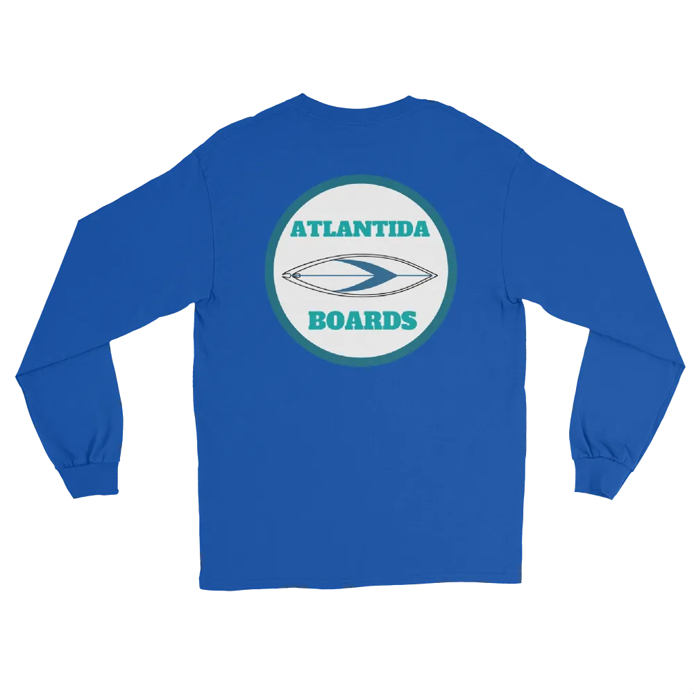 Atlantida Boards Blue Basic Men’s Long Sleeve Shirt