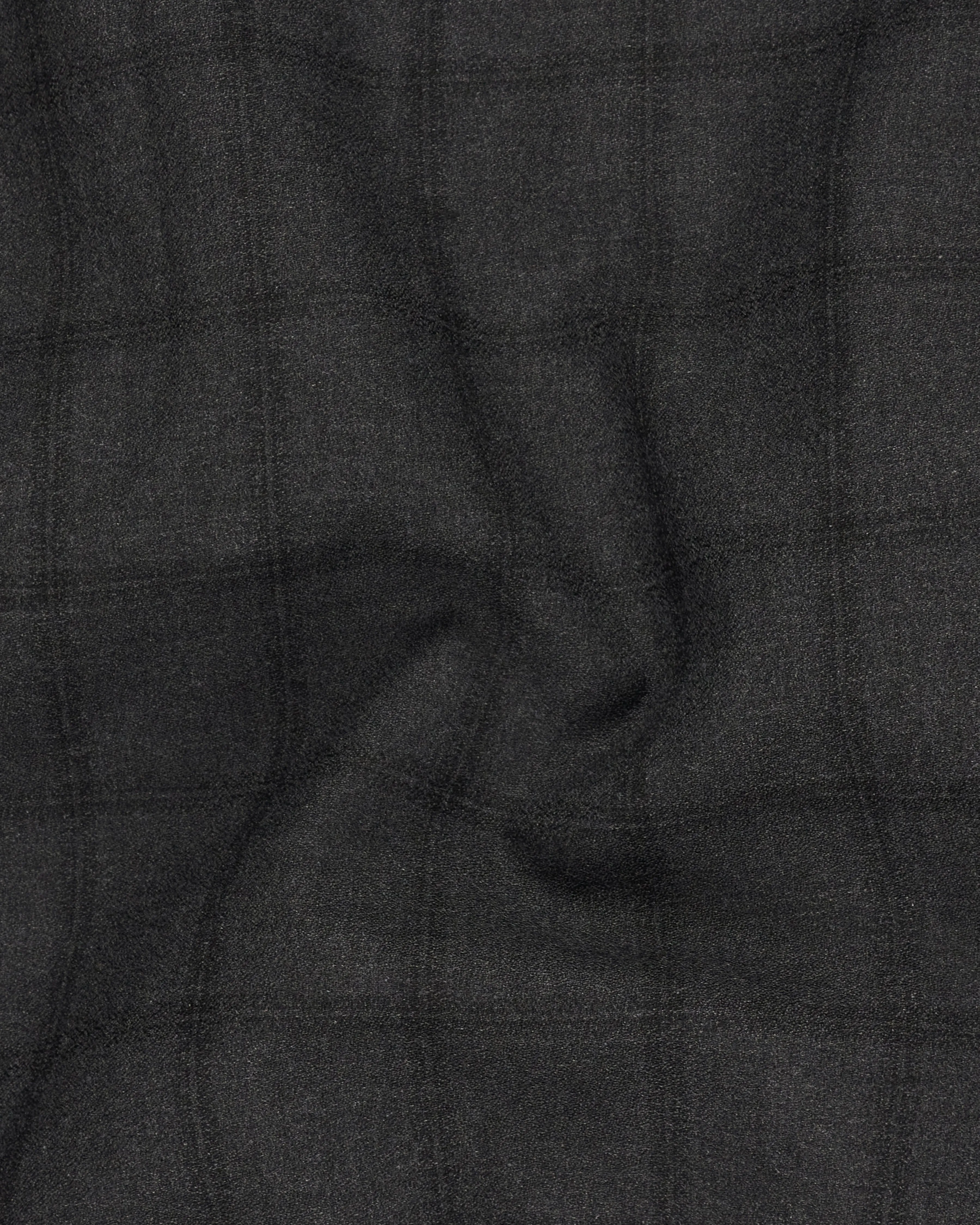 Baltic Black Windowpane Single Breasted Suit