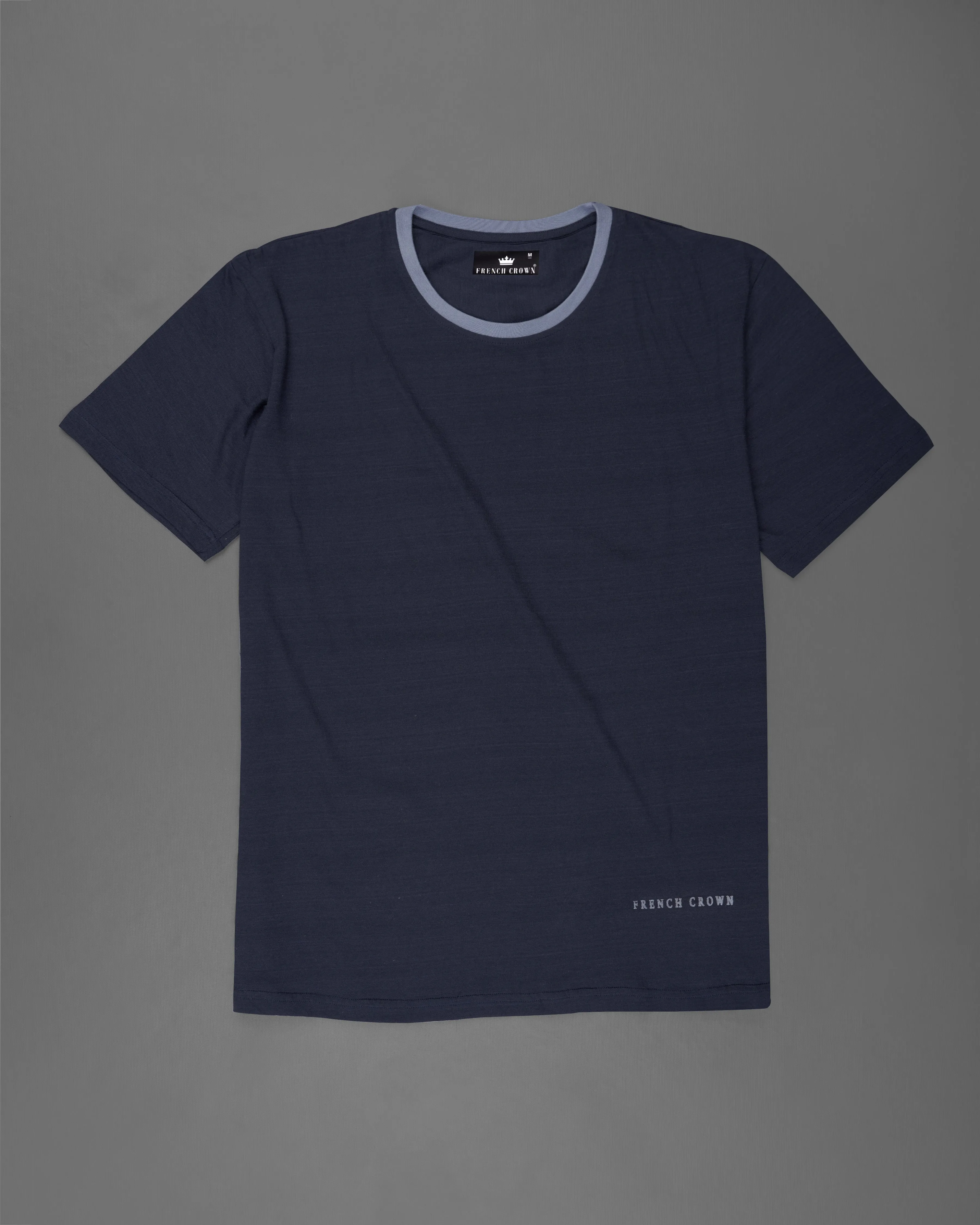 Baltic Navy Blue Premium Cotton Organic T-shirt