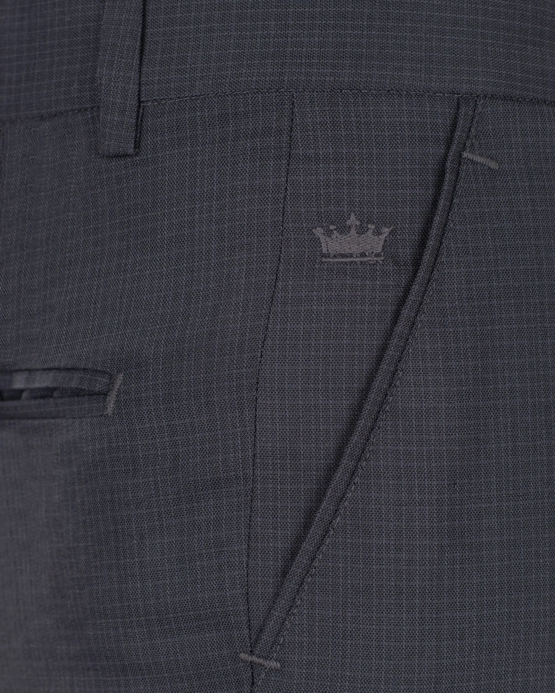 Baltic Sea Plaid Wool Rich Suit