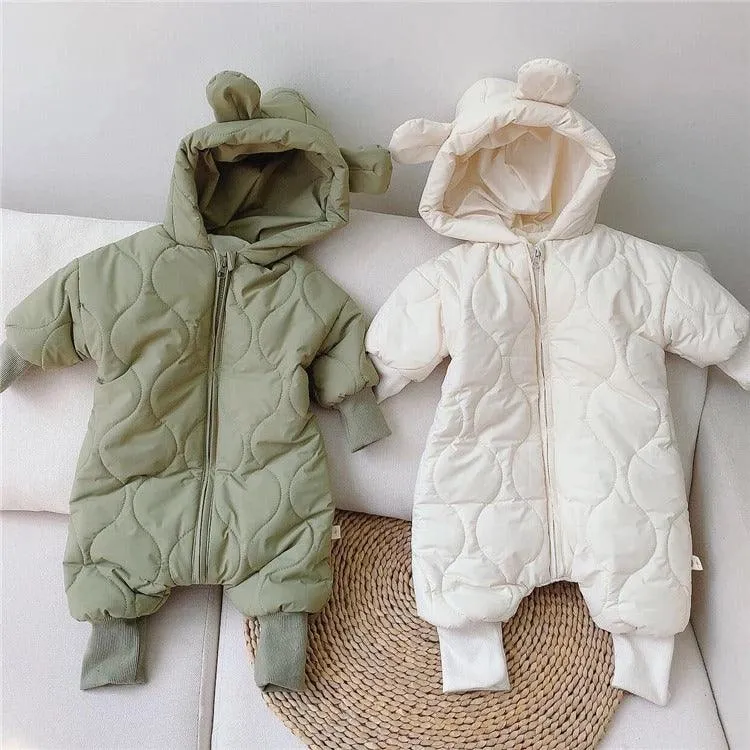 Bear Hooded Winter Jumpsuit