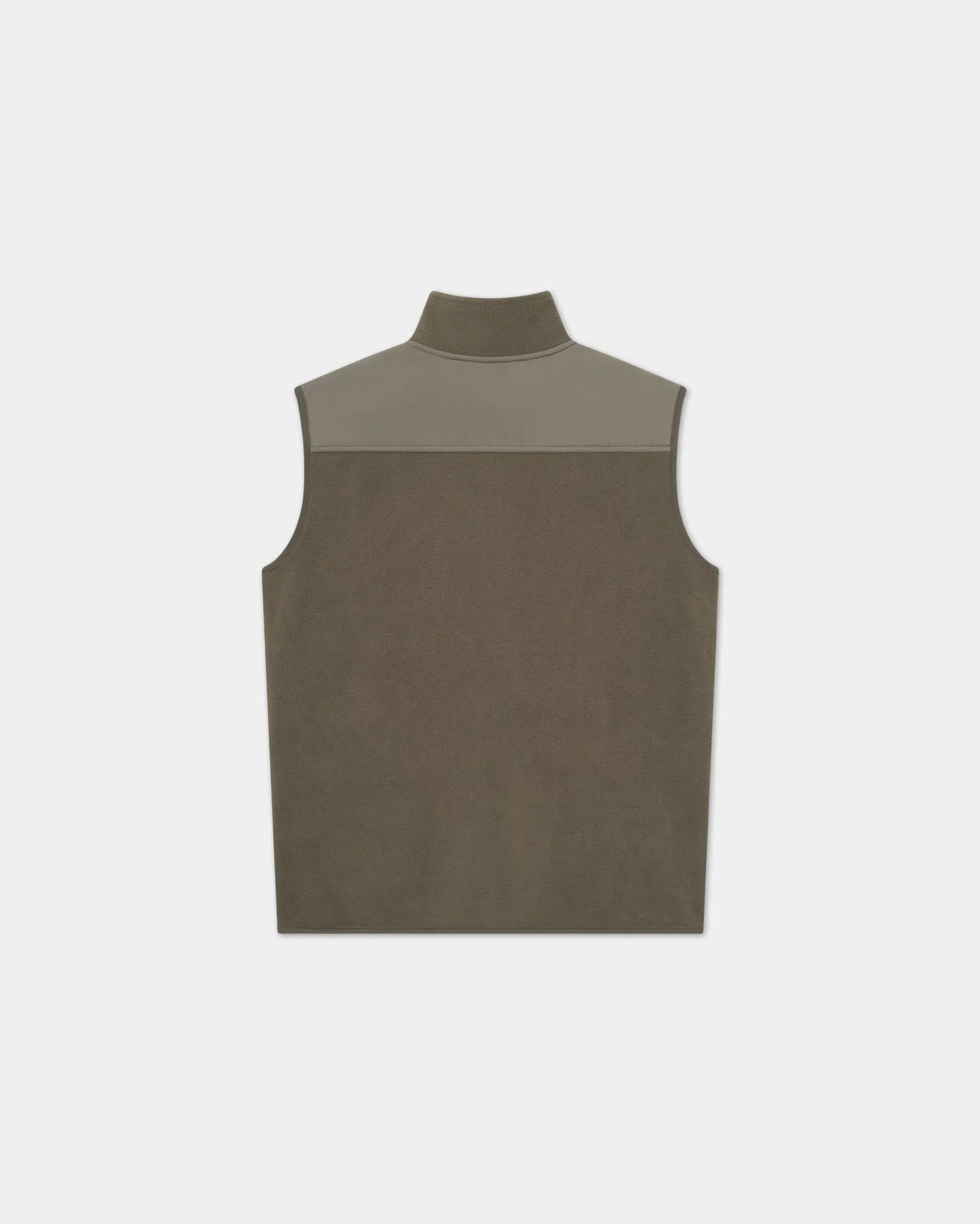 Bishop Fleece Vest, Men - Stone Gray