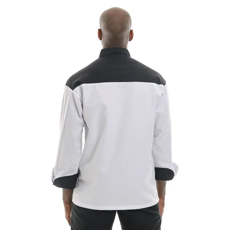 Black Master Short Sleeve or Long Sleeve Chef Coat - MANELLI