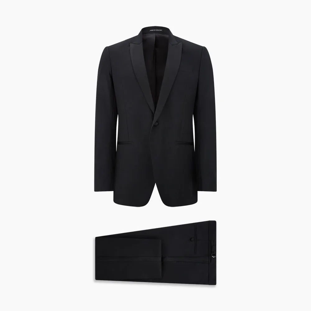 Black Single Breasted Dinner Suit