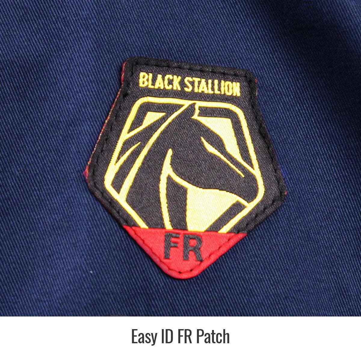 Black Stallion AR/FR Cotton Work Shirt, Navy - WF2110-NV