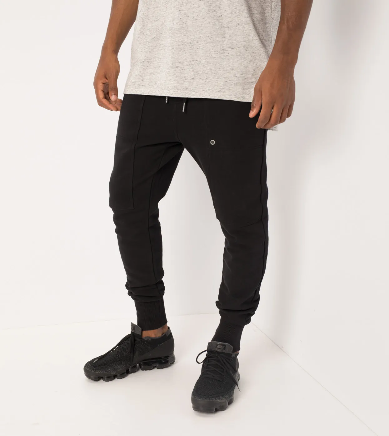 Blockshot Fleece Pant Black