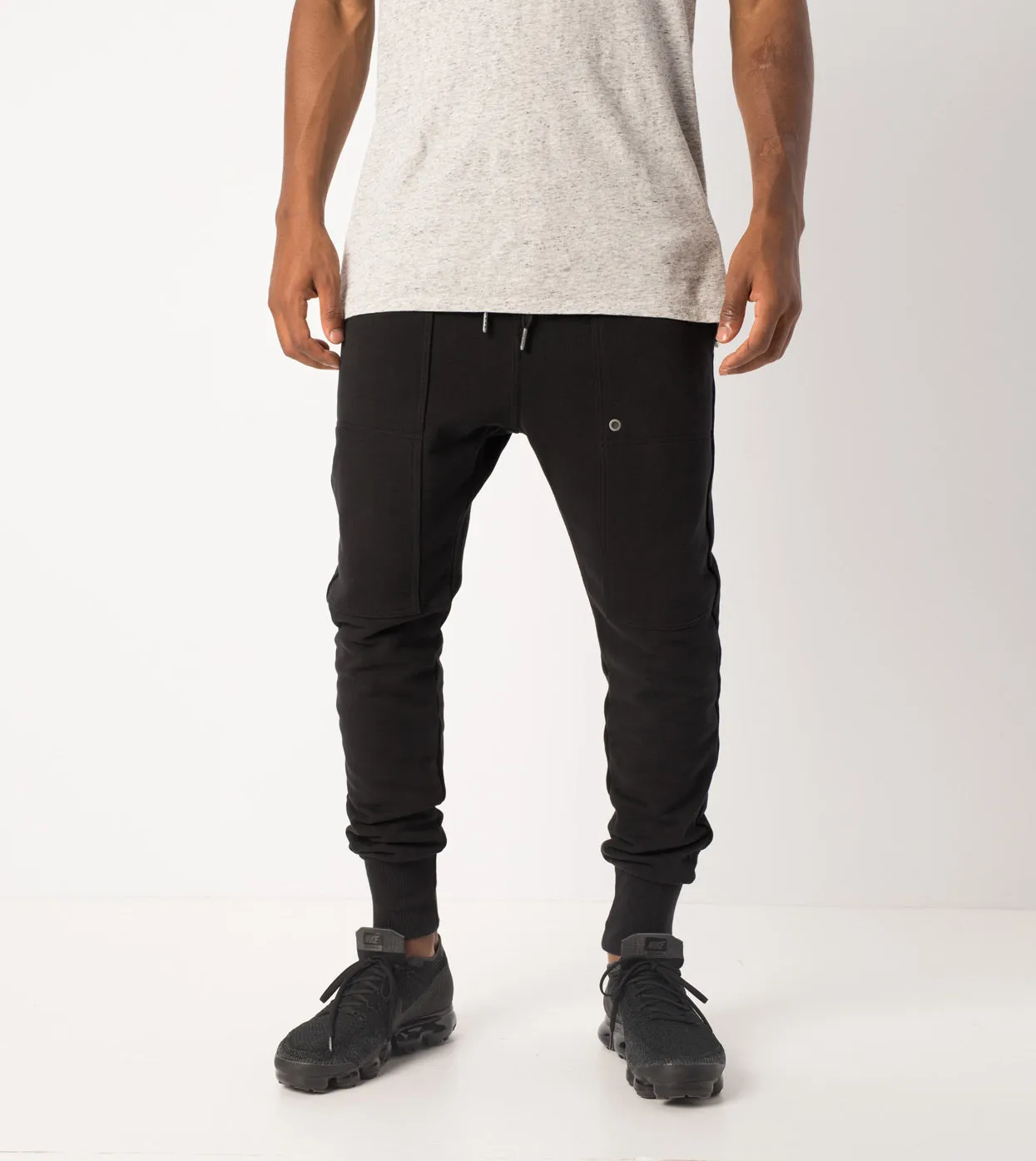 Blockshot Fleece Pant Black