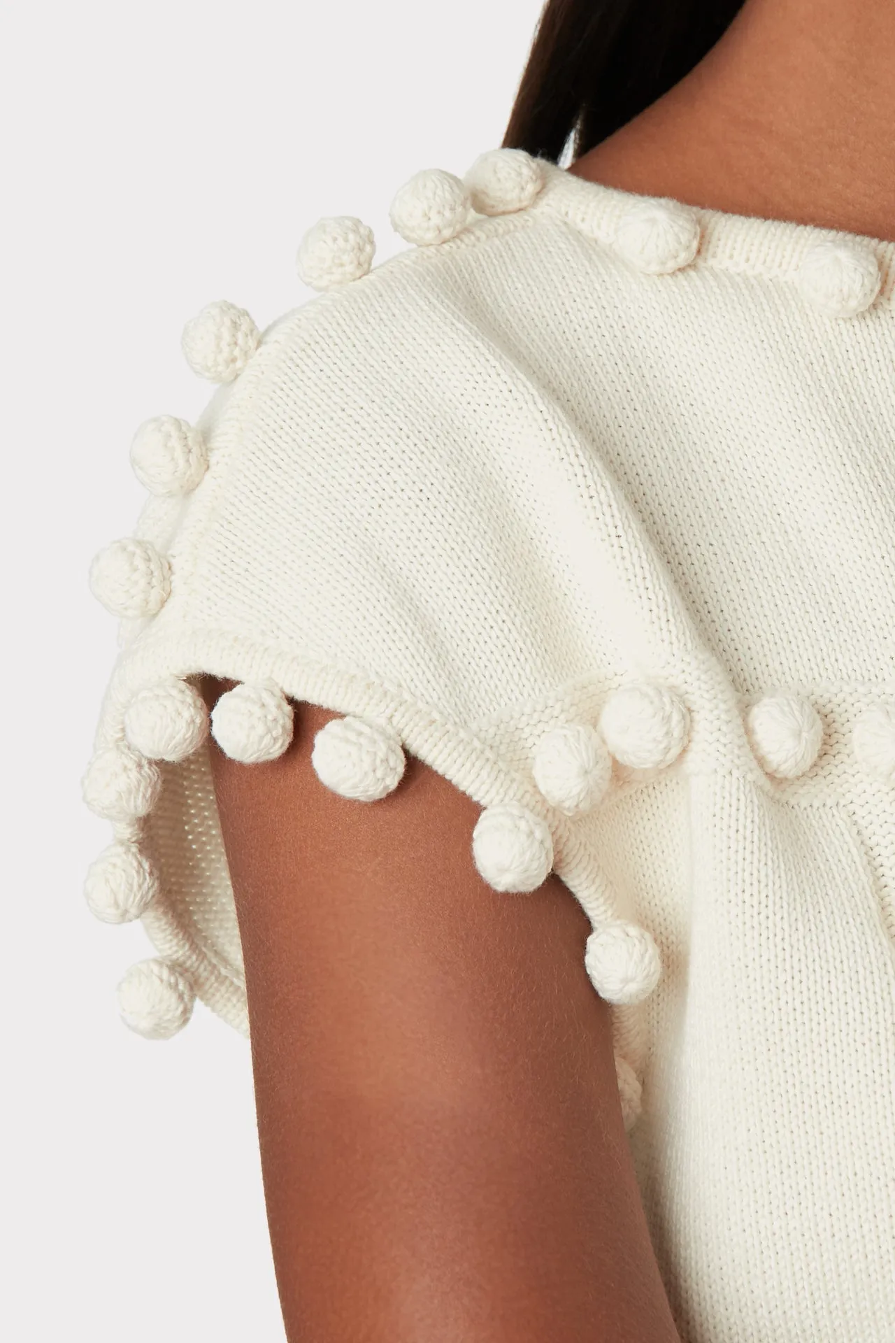 Boatneck Bobble Sweater