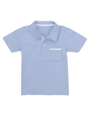 Boys Charlie Polo Light Blue