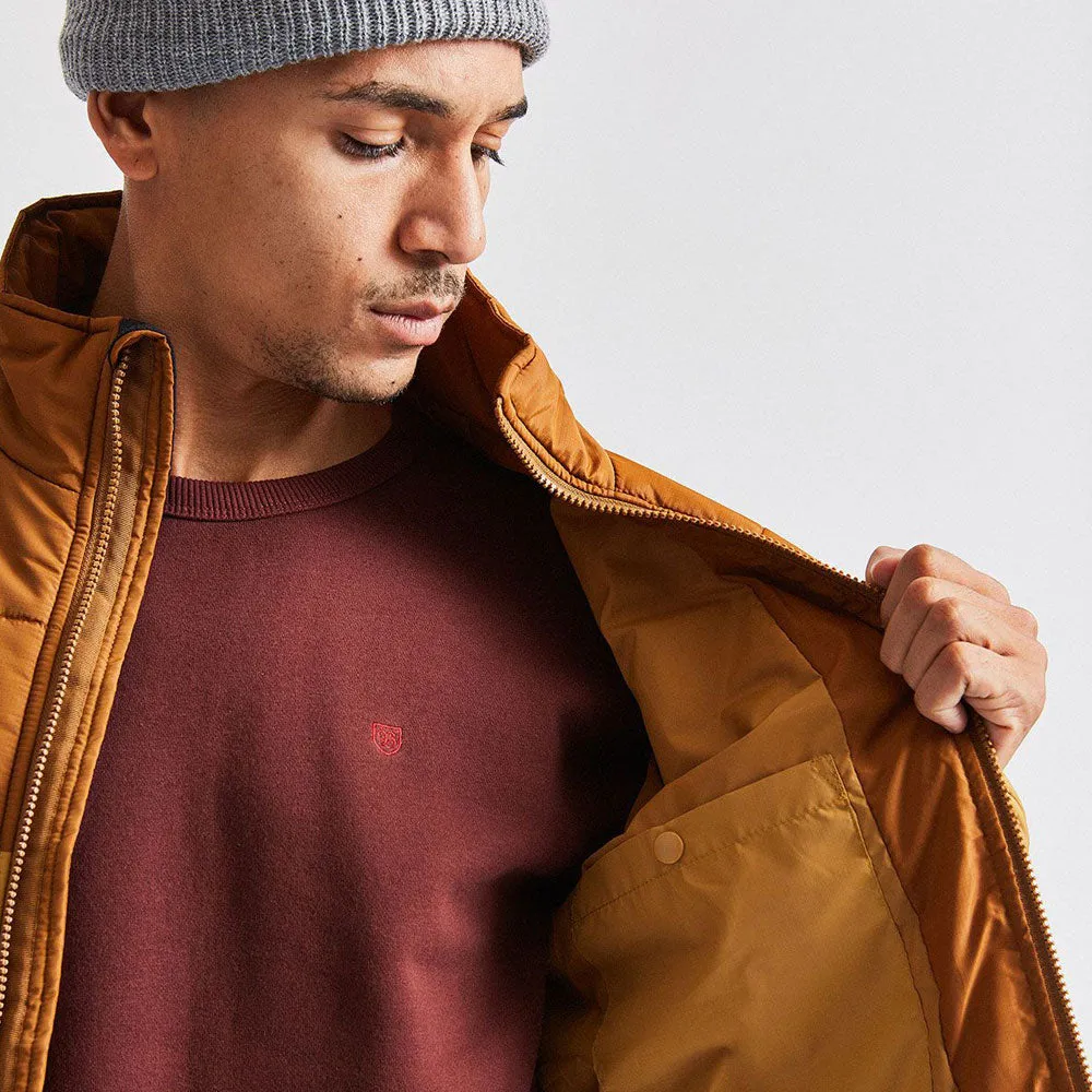 Brixton Cass Puffer Jacket Copper