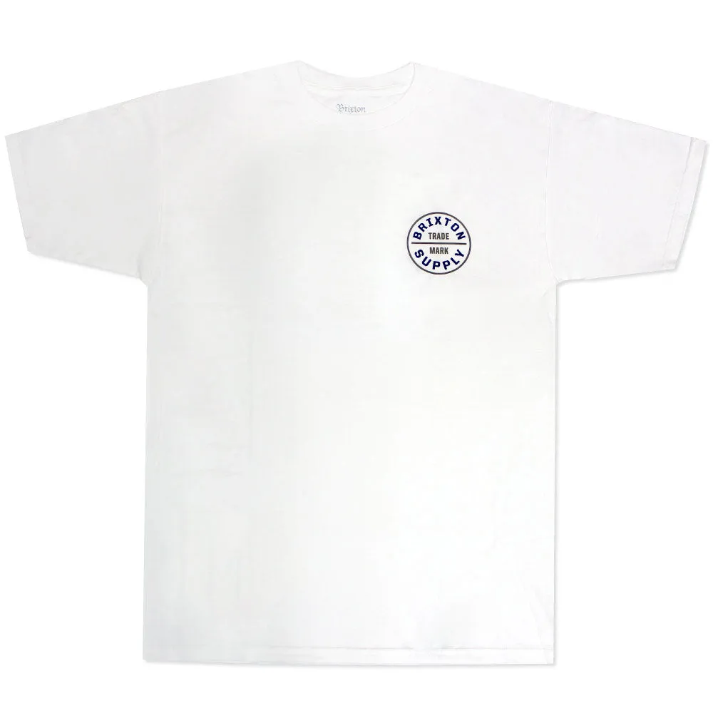 Brixton Oath T-Shirt White Gold