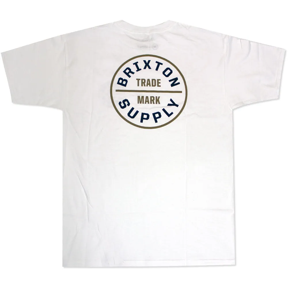 Brixton Oath T-Shirt White Gold