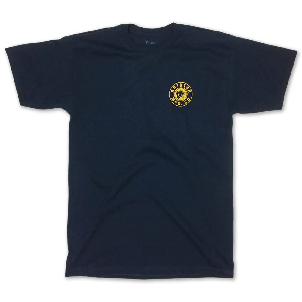 Brixton Prowler T-Shirt Navy